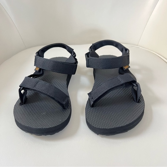 New in the box Teva Original universal black strap Sandal size various - Picture 4 of 8